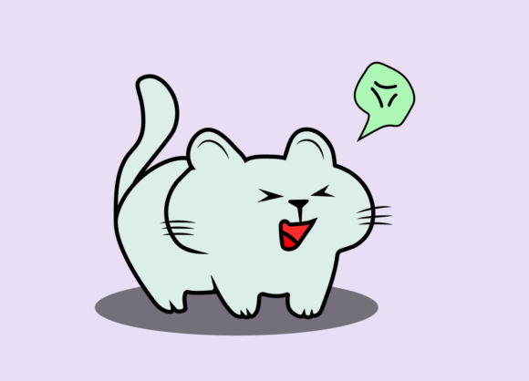 Premium AI Image  Drawing cat emotional cat cute cat angry cat