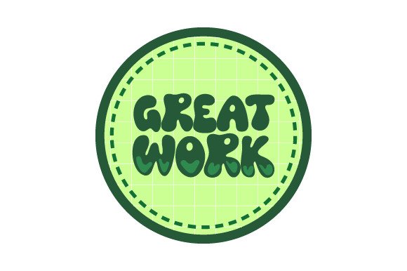 Good Job! Reward Sticker for Kids SVG Cut file by Creative Fabrica Crafts ·  Creative Fabrica