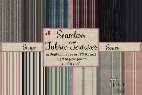 6K Seamless Fabric Textures - Stripe Gráfico por Arthitecture Home ·  Creative Fabrica
