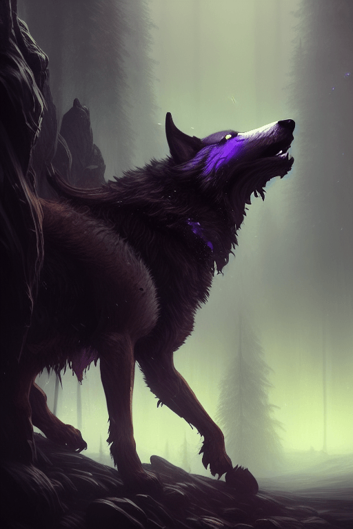 Wolf Token Creature Wolf Viking · Creative Fabrica