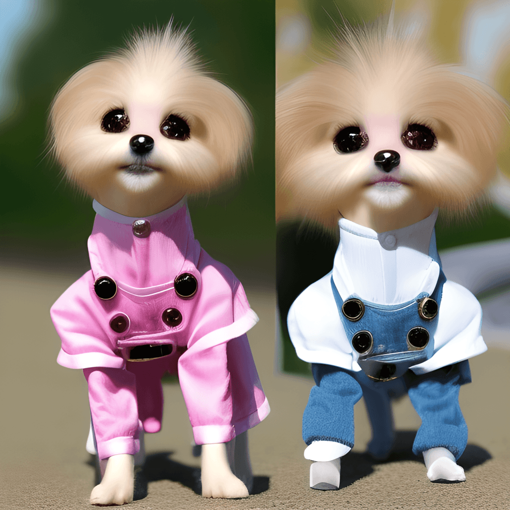 Small Dogs in Cute Clothes Unique Tiny Dog Breeds in Overalls