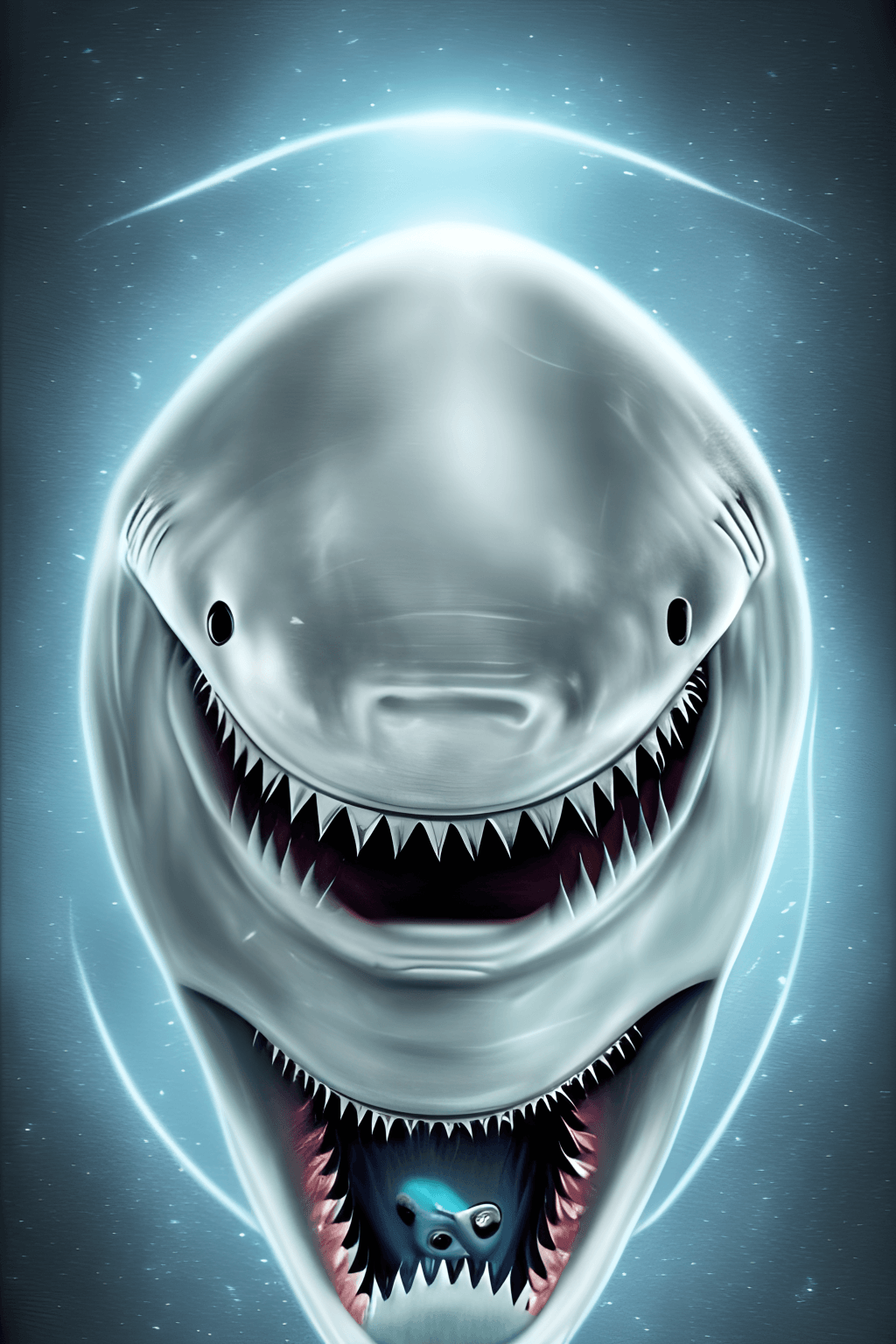 Shark Like Alien Portrait of an Alien Who Grew Up on a Planet Called ...