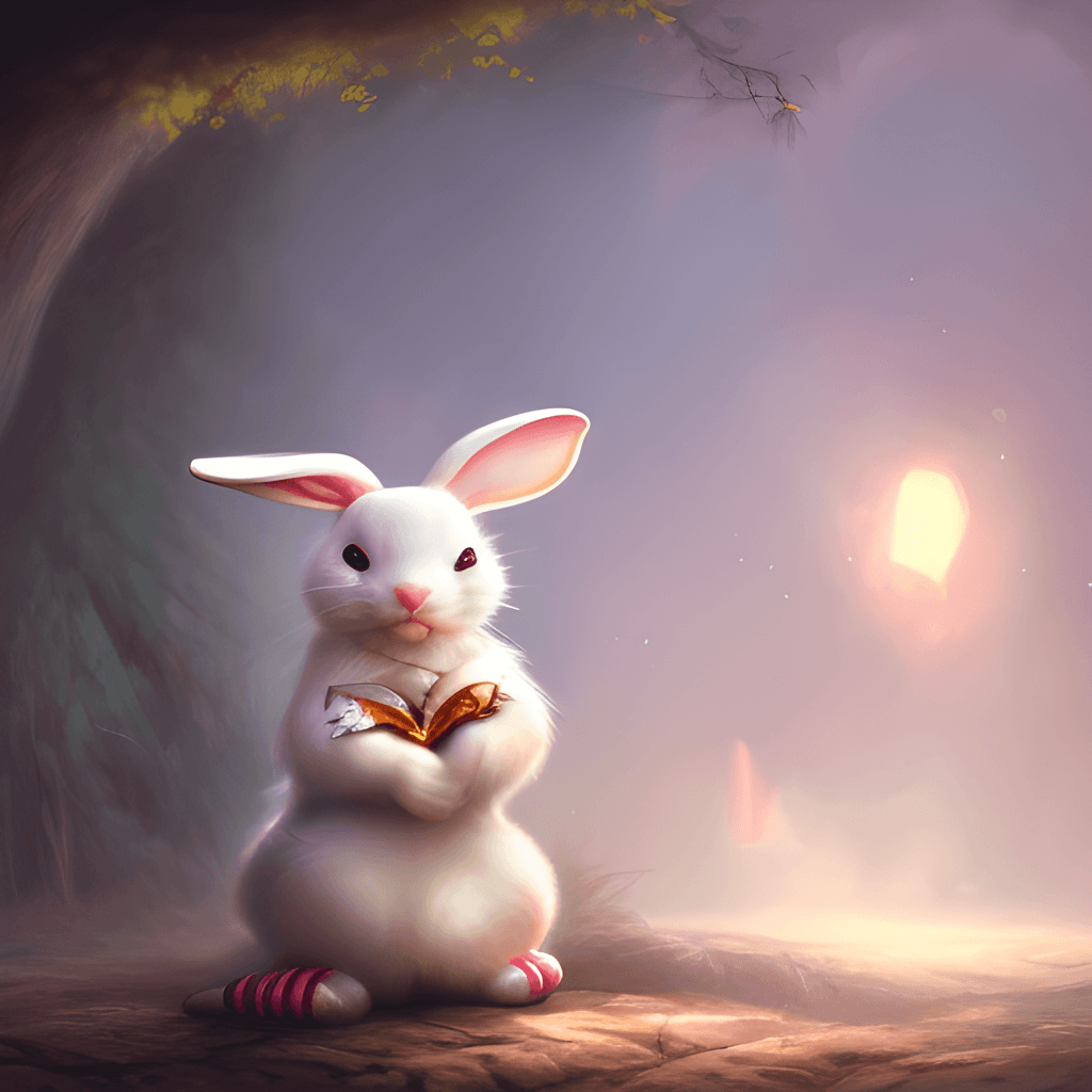 Kawaii 1, personaje de conejo blanco png