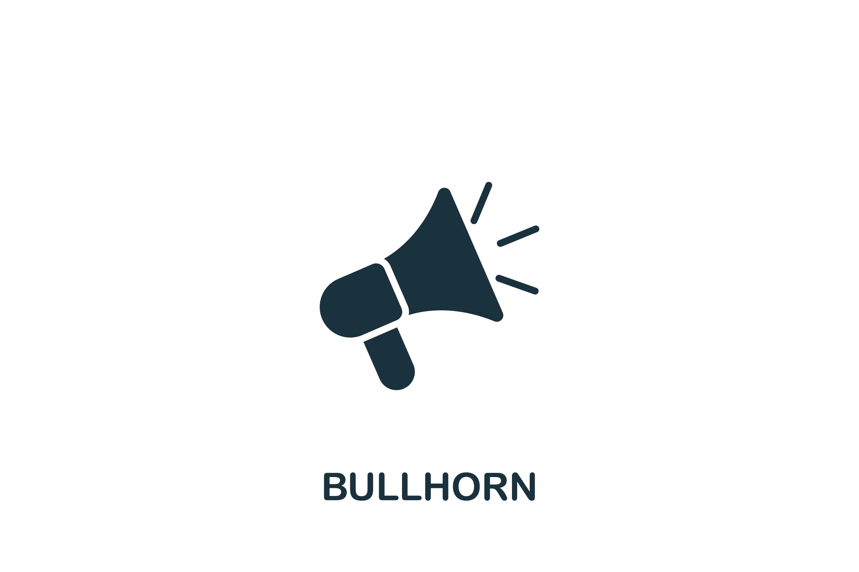 Bullhorn Icon Graphic by aimagenarium · Creative Fabrica