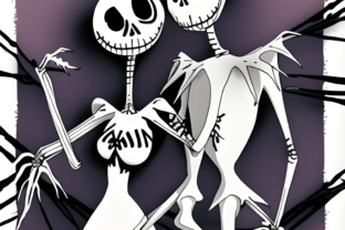 Isolated Jack Skellington from the Nightmare Before Christmas Avatar ·  Creative Fabrica
