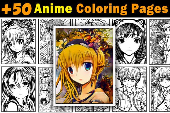 Anime & Manga Coloring Book: Coloring book / Anime Merchandise / To color  yourself / For adults Kawaii / Learn to draw and color - Female Characters  to Color : Buy Online