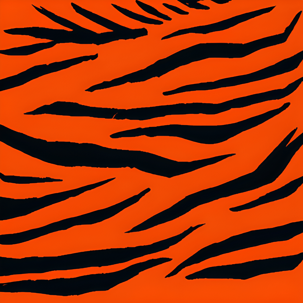 Tiger Stripes Illustration · Creative Fabrica