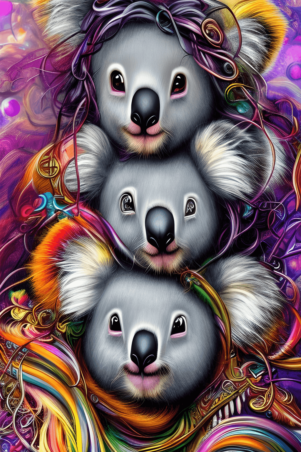 Happy Koala Animal · Creative Fabrica