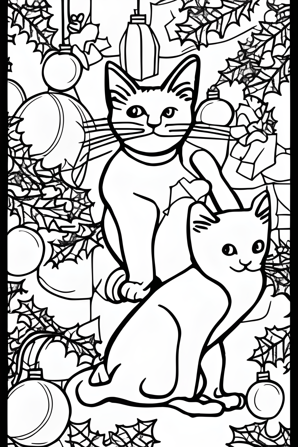 30 Desenhos de Gatos para Imprimir e Colorir em Casa