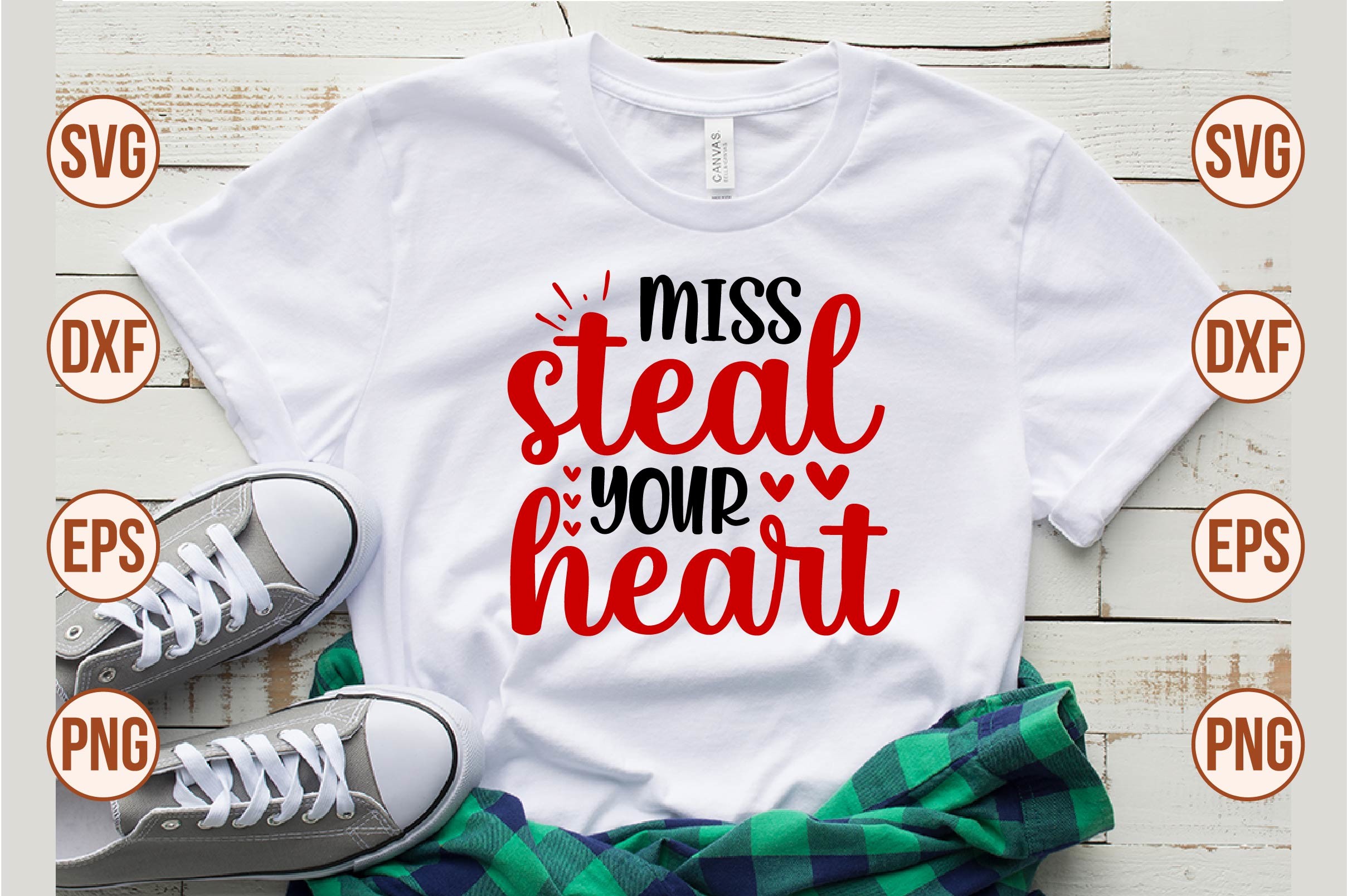 Miss Steal Your Heart Svg Graphic by sadiqul7383 · Creative Fabrica