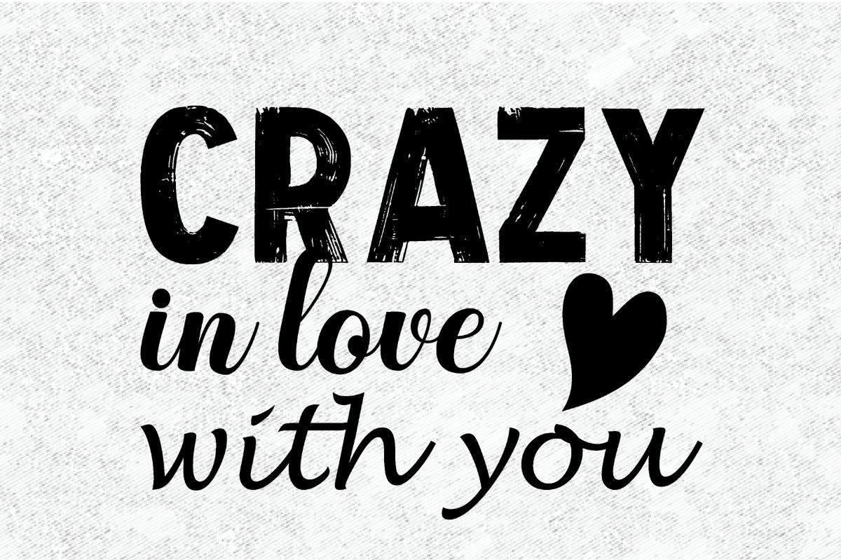 Crazy in Love with You Gráfico por SM.Creator · Creative Fabrica