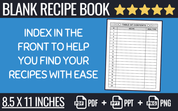 Recipe Book to write in your own recipes: Blank recipe book