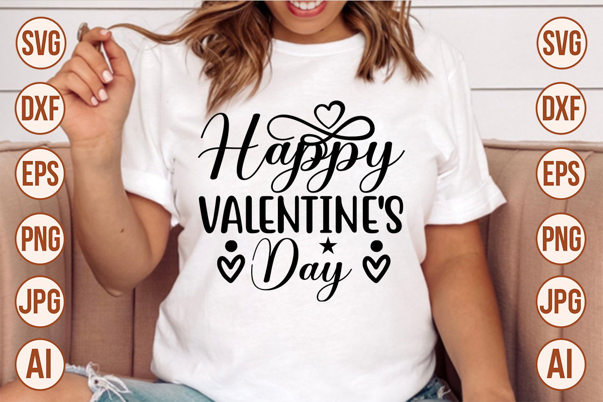 Happy Valentine's Day SVG Graphic by Trendy SVG Gallery · Creative Fabrica