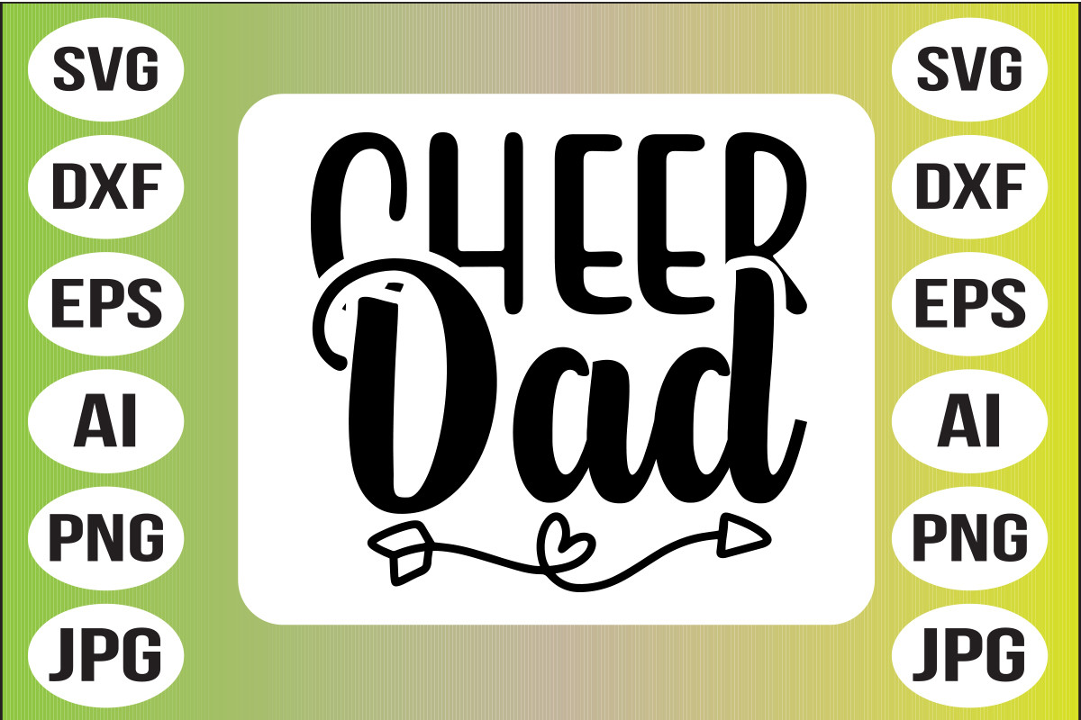 Cheer Dad Graphic by SVG-BUNDLE_STORE · Creative Fabrica
