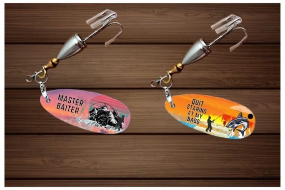 Fishing Lure Designs/Sublimation Fishing Graphic by little rabbit
