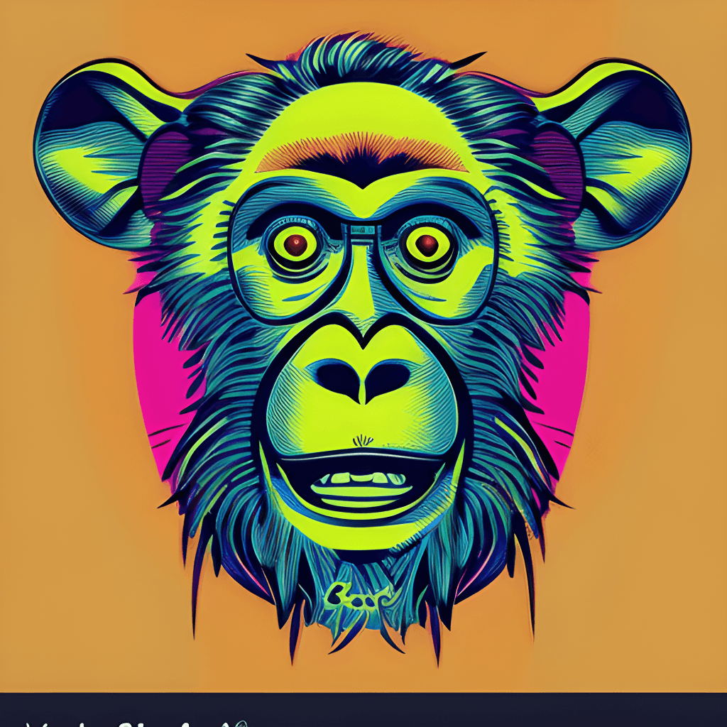 TShirt Vector Graphic Malibu Miami Vice Monkey · Creative Fabrica