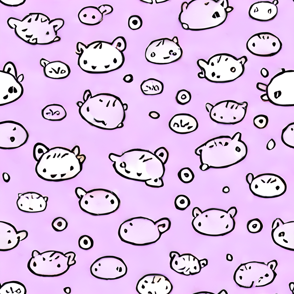 Axolotl Mini Boba Tea Pattern Background · Creative Fabrica