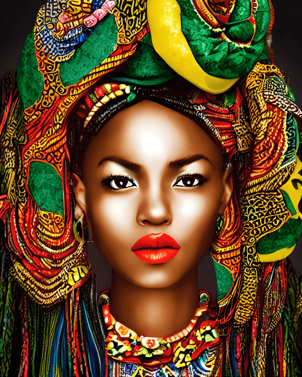 Beautiful African Woman · Creative Fabrica
