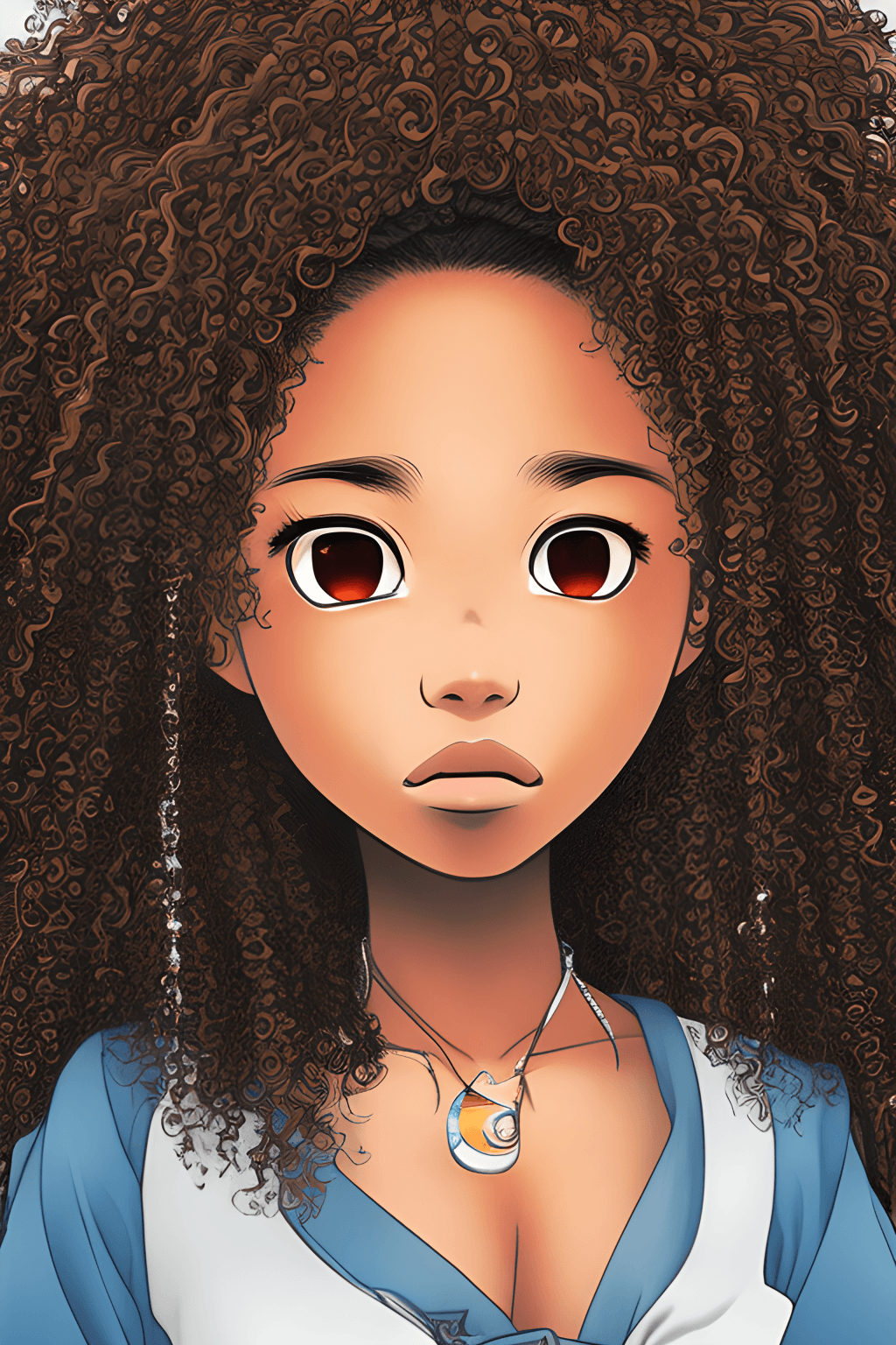 Black Woman by Hayao Miyazaki · Creative Fabrica