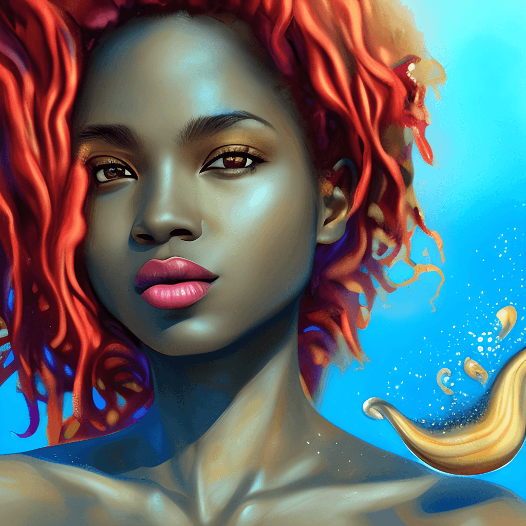 Melanin Woman by Charlie Bowater · Creative Fabrica