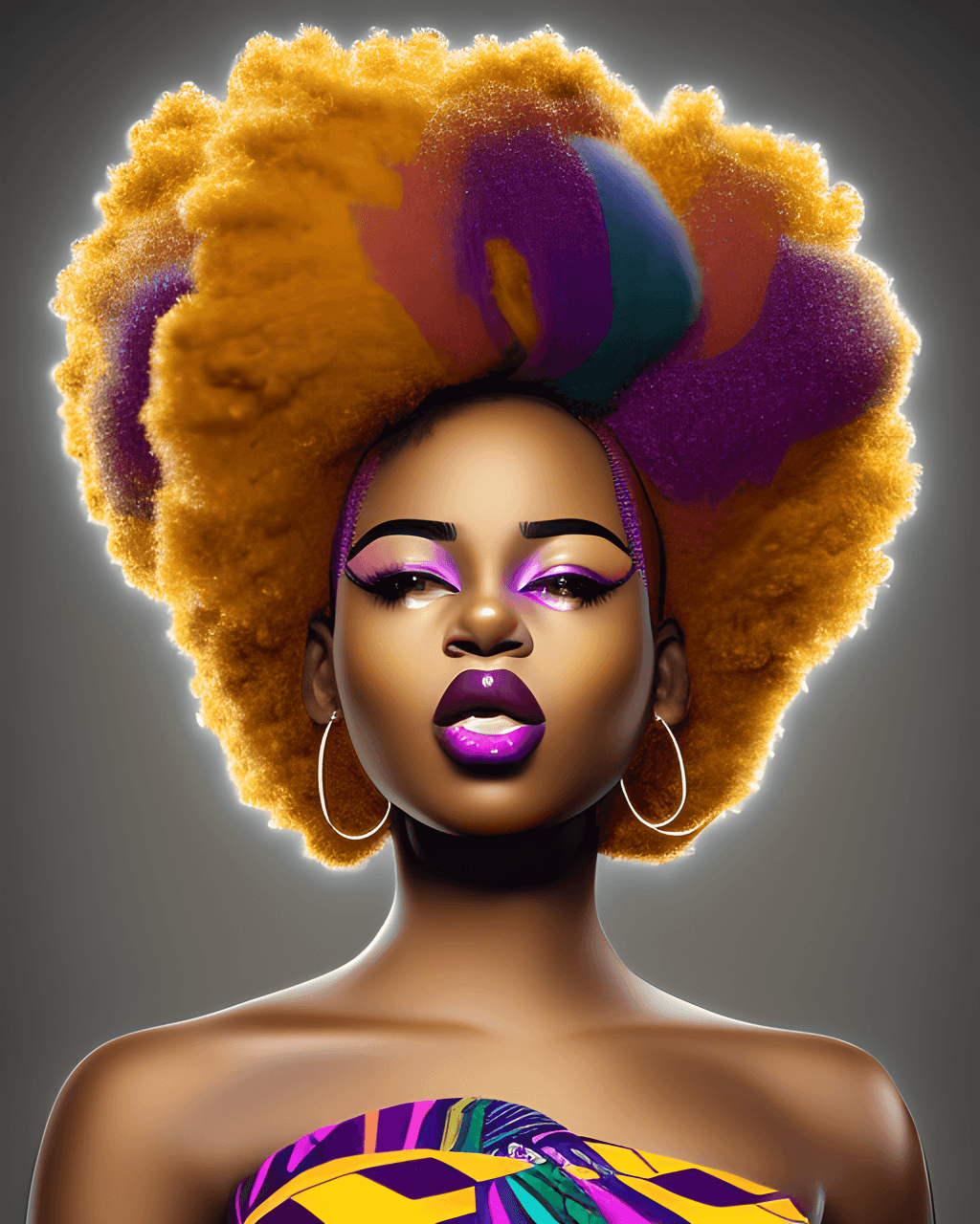 Black Girl Magic Pop Art · Creative Fabrica