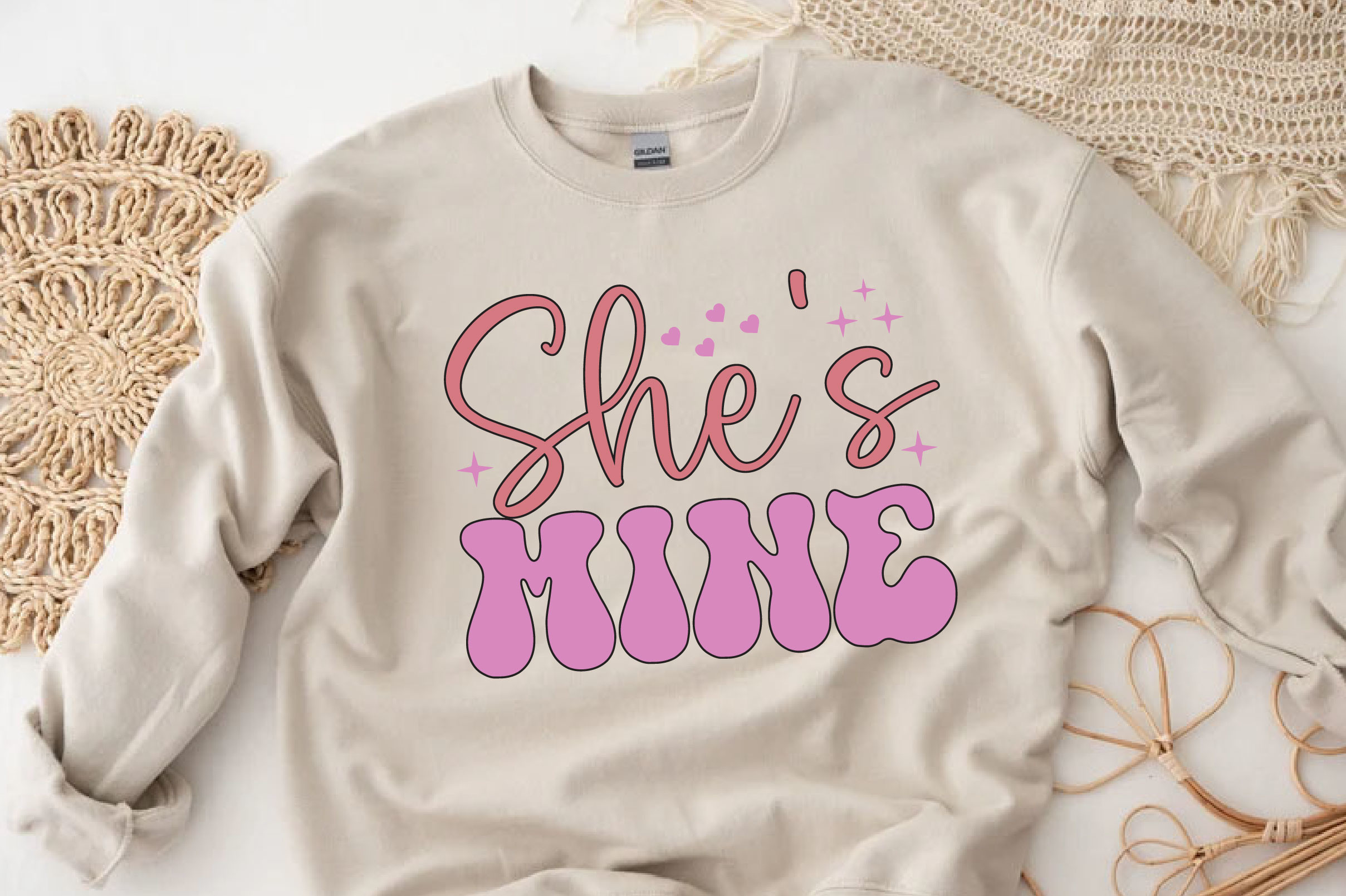 She’s Mine Sublimation Graphic by WatercolorArt · Creative Fabrica