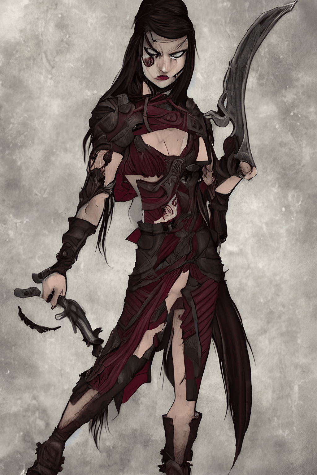 Bloodbender Female Assassin · Creative Fabrica
