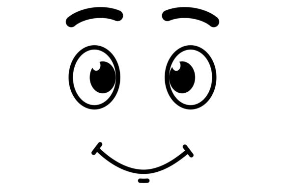 Smiling Face Comic Doodle. Positive Emot Graphic by ladadikart ...