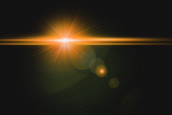 orange optical flares
