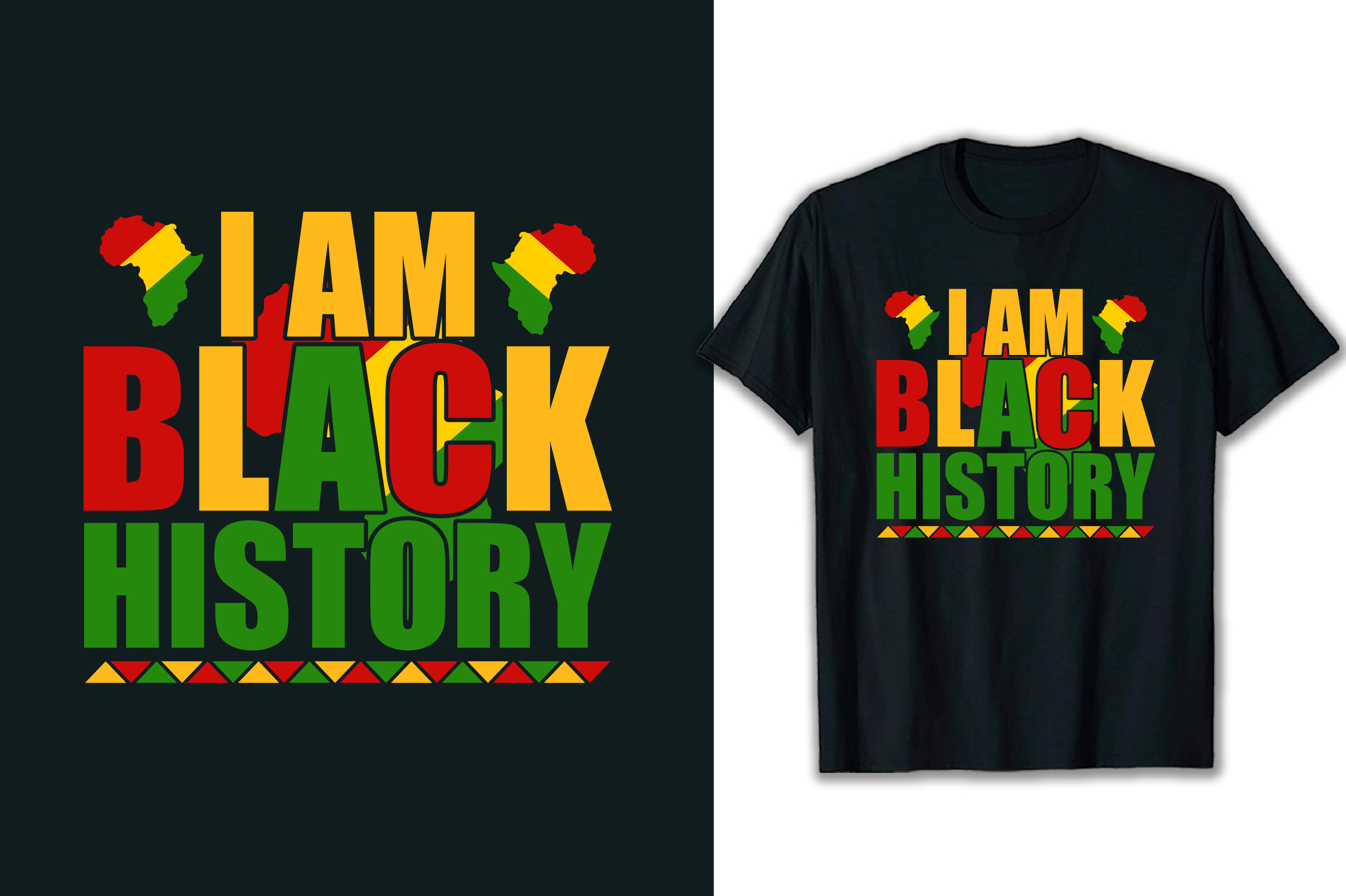 I Am Black History T-Shirt Design Graphic by smmahiramahi · Creative ...