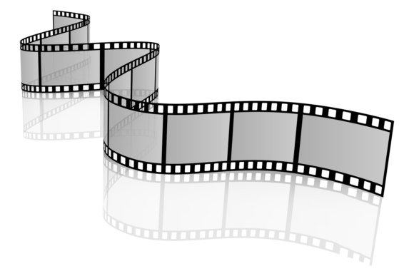Film Strip Vector Photo Frame Tape Background. Film Reel Video