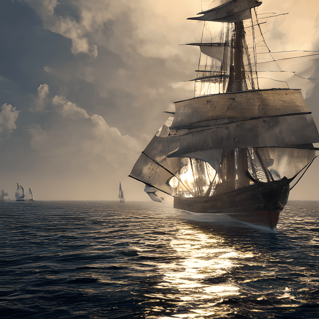 Ultra Realistic Sailing Ship Photo · Creative Fabrica