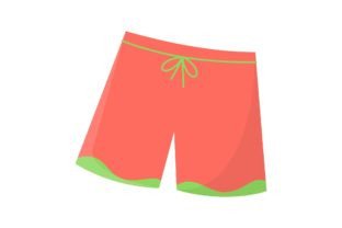 Swimming Trunk Vector. Cartoon Drawings Graphic by pch.vector ...