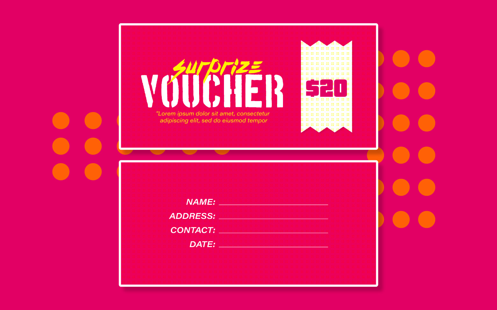 Gym Fitness Gift Voucher Template Graphic by Ju Design · Creative Fabrica