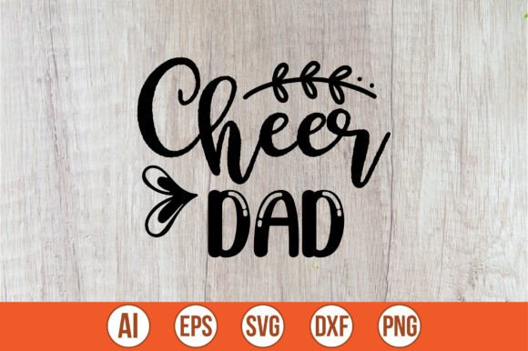 Cheer Dad SVG Graphic by Crafty Bundle · Creative Fabrica