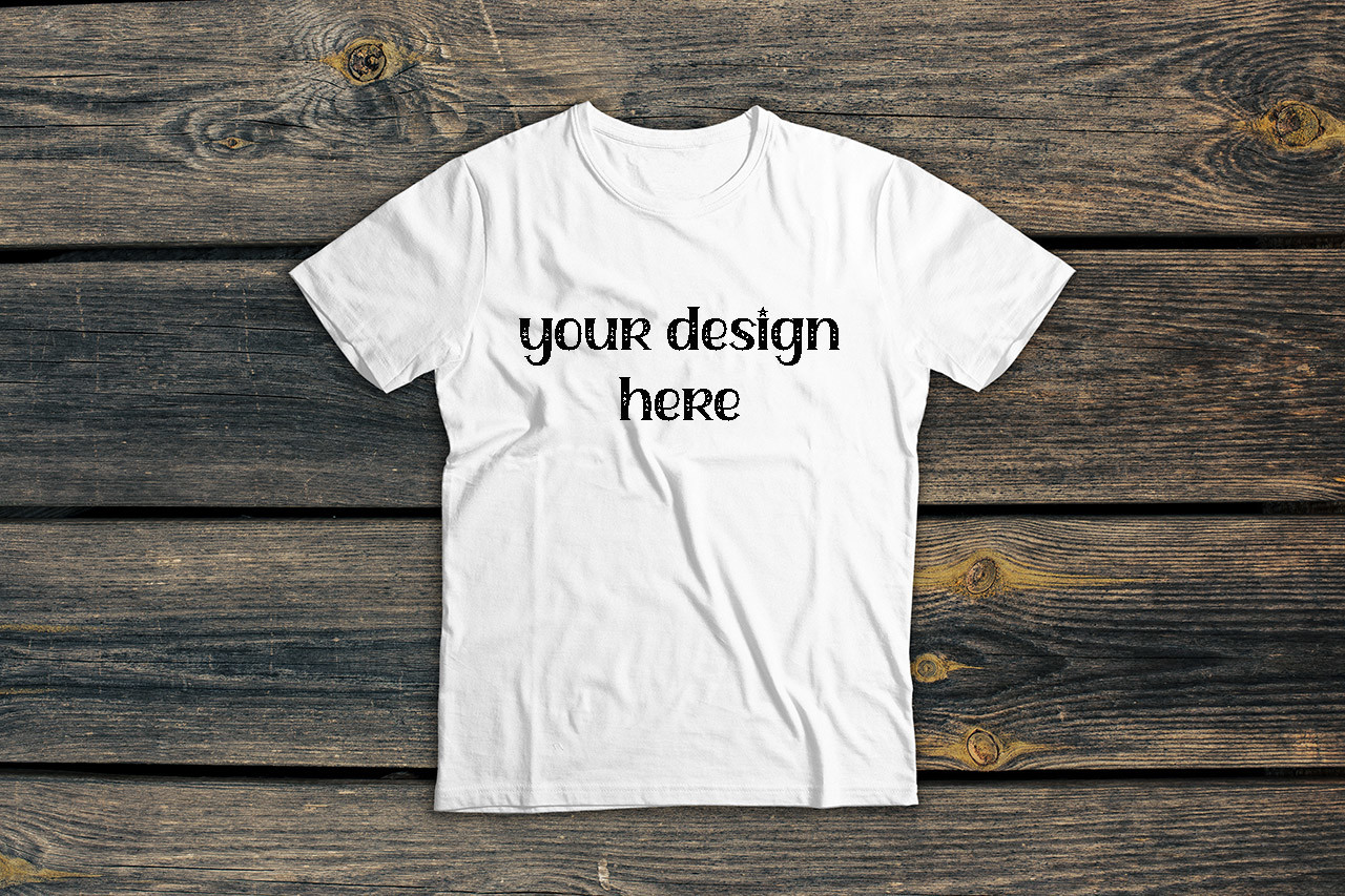 White T-shirt Flat Lay | Gildan Mockup Graphic by VetalStock · Creative ...