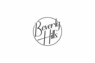 Beverly HIlls Typography Logo Design Graphic by businesslogo · Creative ...