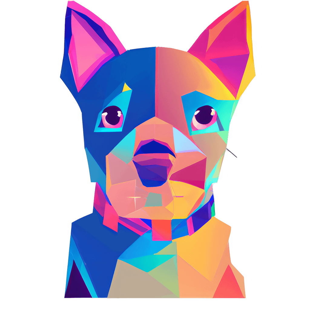 Dog Colorful Happy Kawaii Detailed Graphic · Creative Fabrica