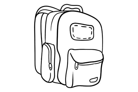School backpack svg/backpack clipart/backpack svg/backpack  silhouette/backpack cricut cut files/clip art/digital download designs/svg