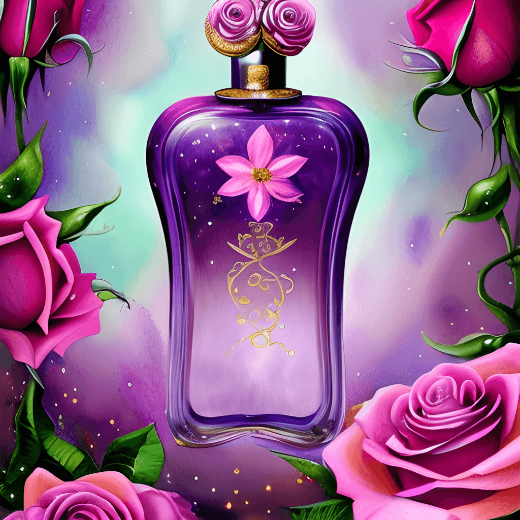 Beautiful Fancy Perfume Bottle · Creative Fabrica