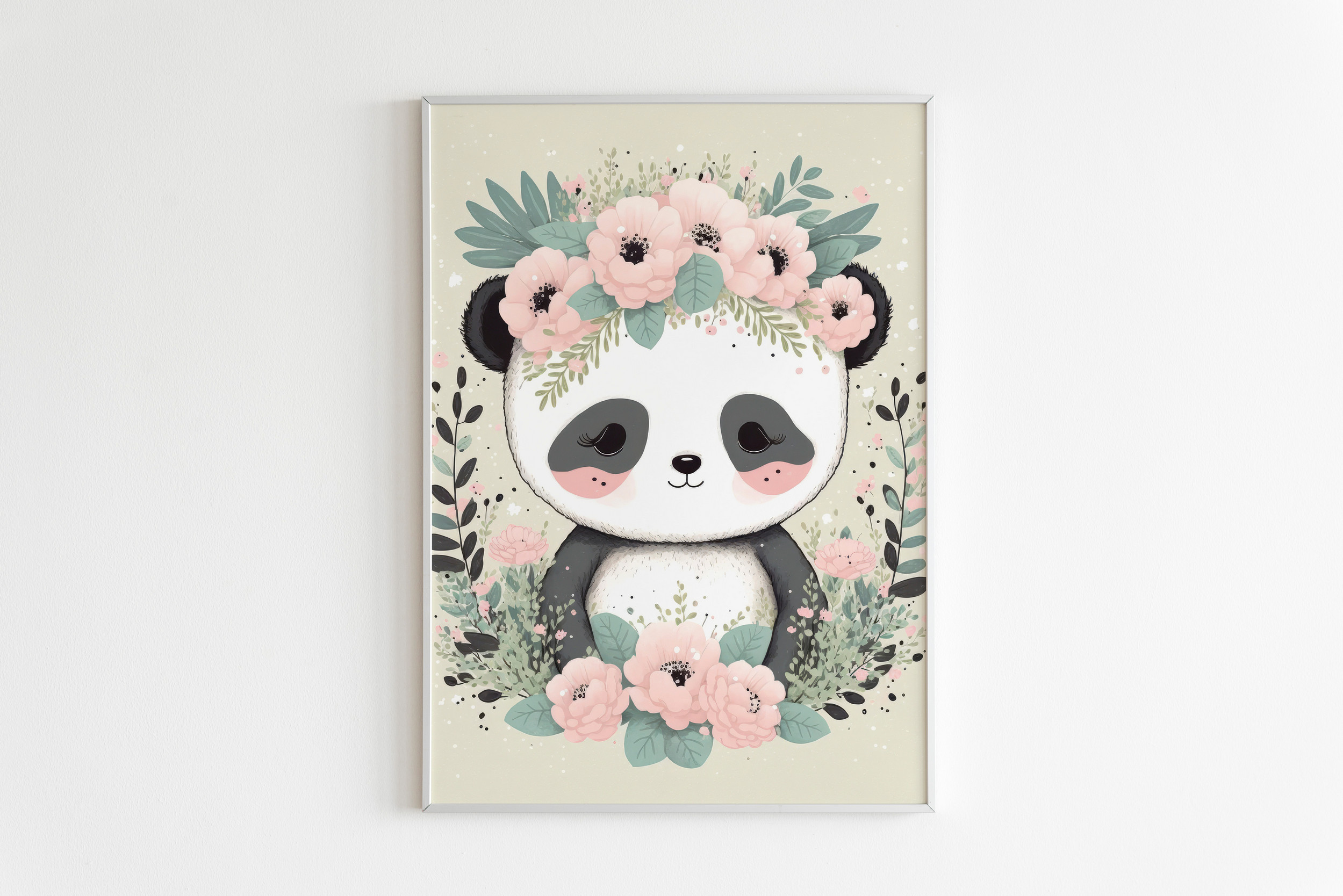 Funny Baby Boho Panda Art Illustration Graphic by Foralfy · Creative ...