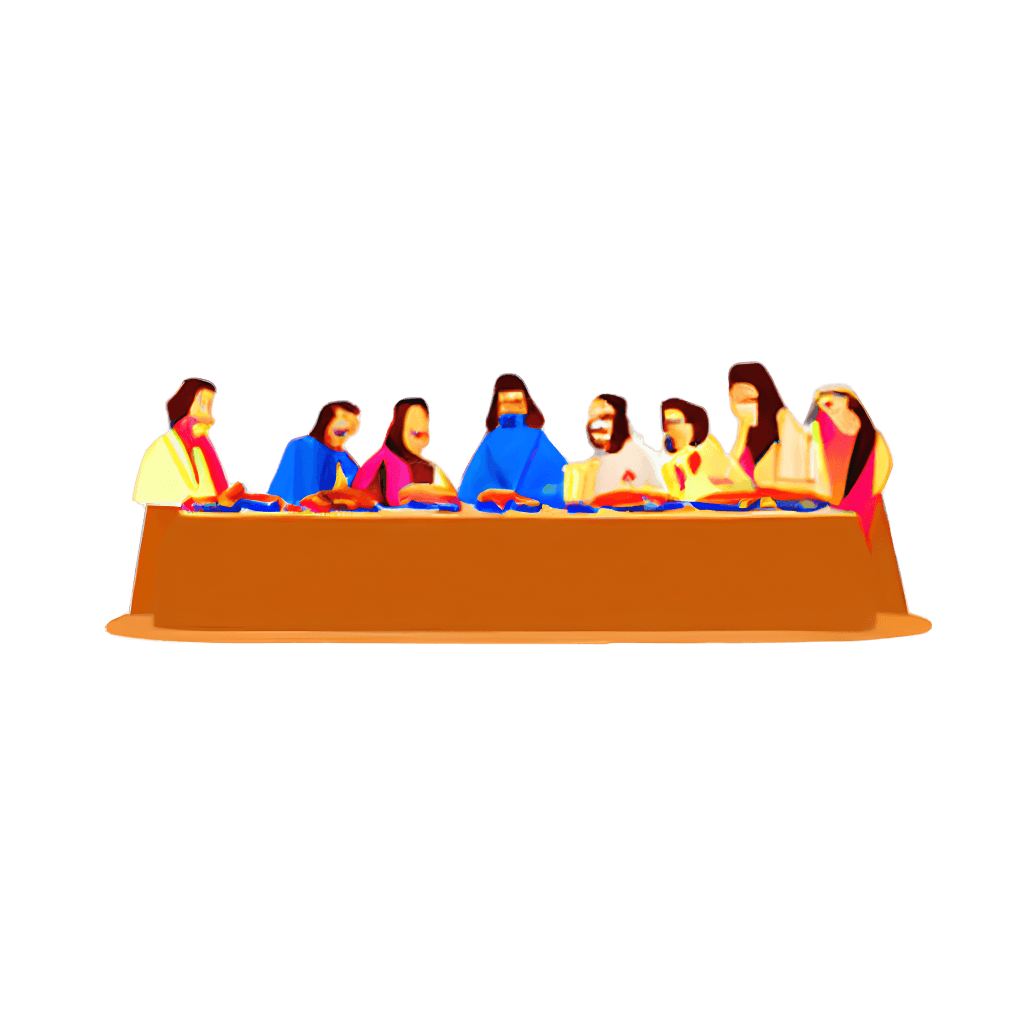 Last Supper Digital Graphic · Creative Fabrica
