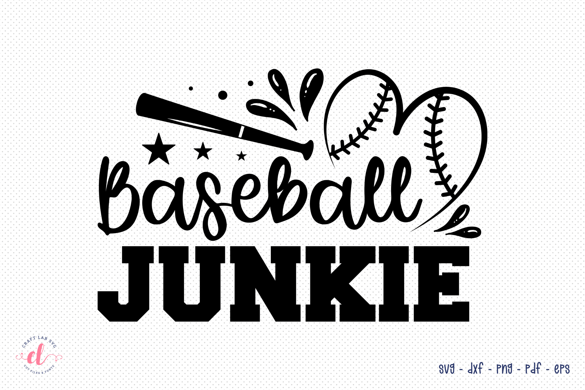 Baseball Junkie | Baseball SVG Cut File Graphic by CraftlabSVG ...