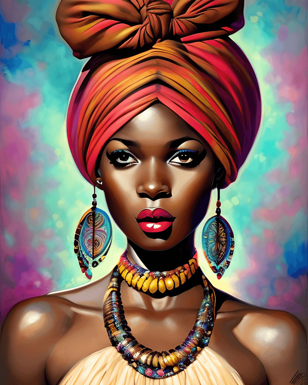 Black History African Pin Up · Creative Fabrica