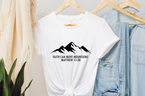 Faith Can Move Mountains SVG Graphic by imtheone.429 · Creative Fabrica