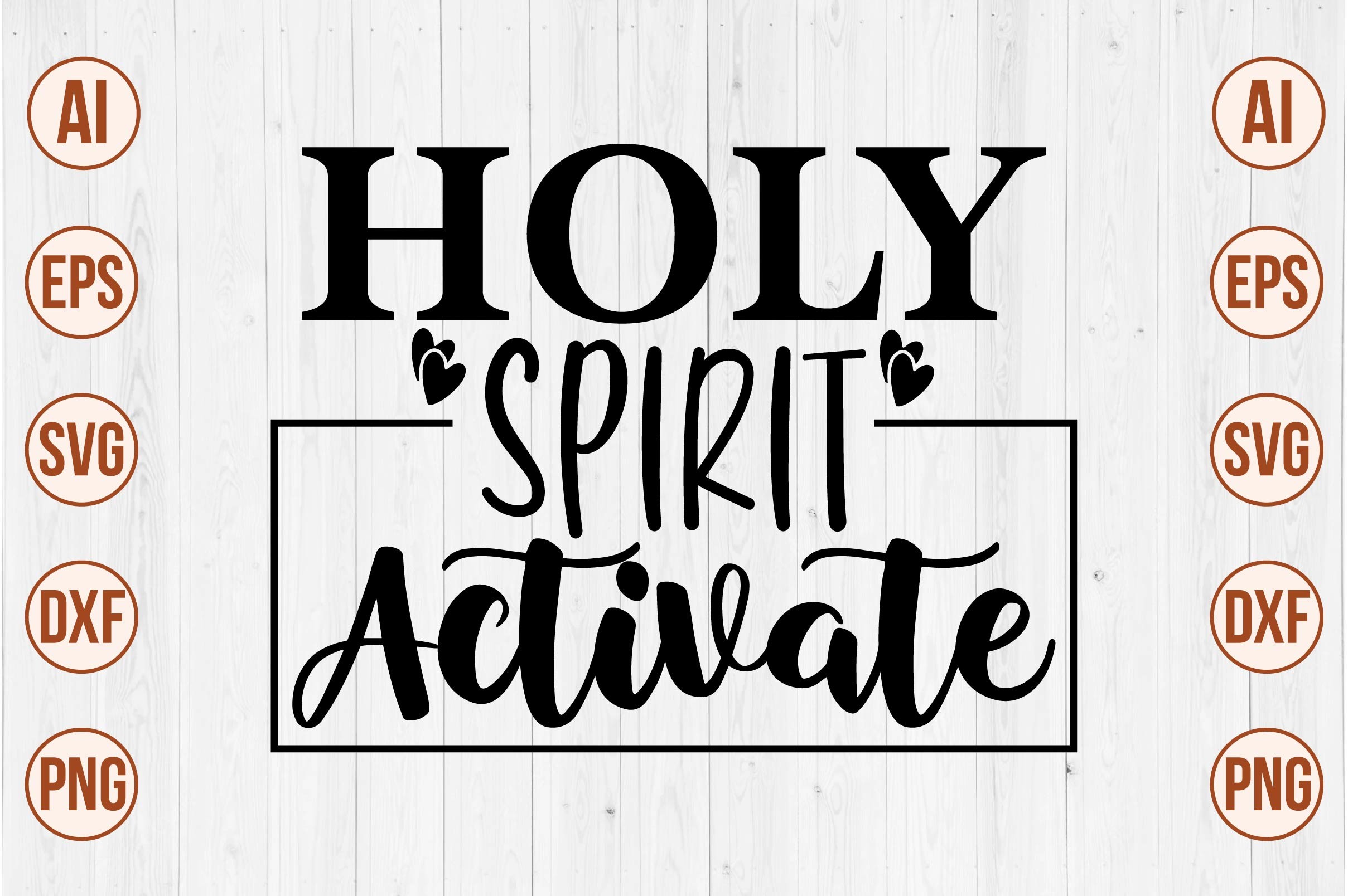 Holy Spirit Activate Svg Graphic by creativemomenul022 · Creative Fabrica