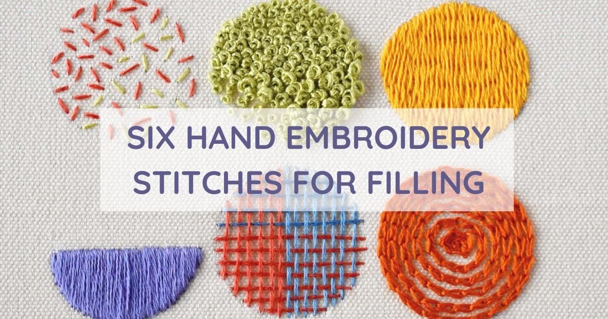 Open Chain Stitch In Hand Embroidery Stitches Tutorial 
