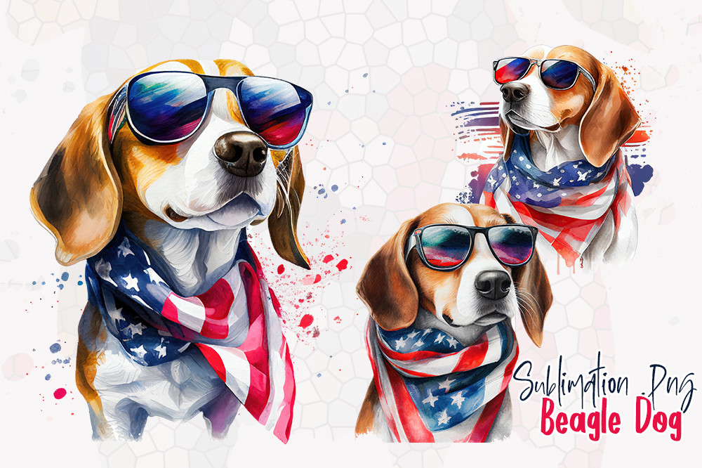 Beagle Dog Watercolor Sublimation Png Graphic by Aspect_Studio ...