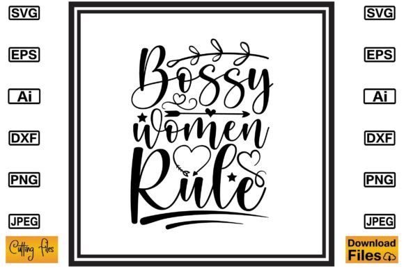 Strong Woman SVG, Women Empowerment SVG, Fierce Svg, Girl Power,  Motivational Svg, Boss Lady, Queen Svg, Cut File for Cricut, Silhouette 