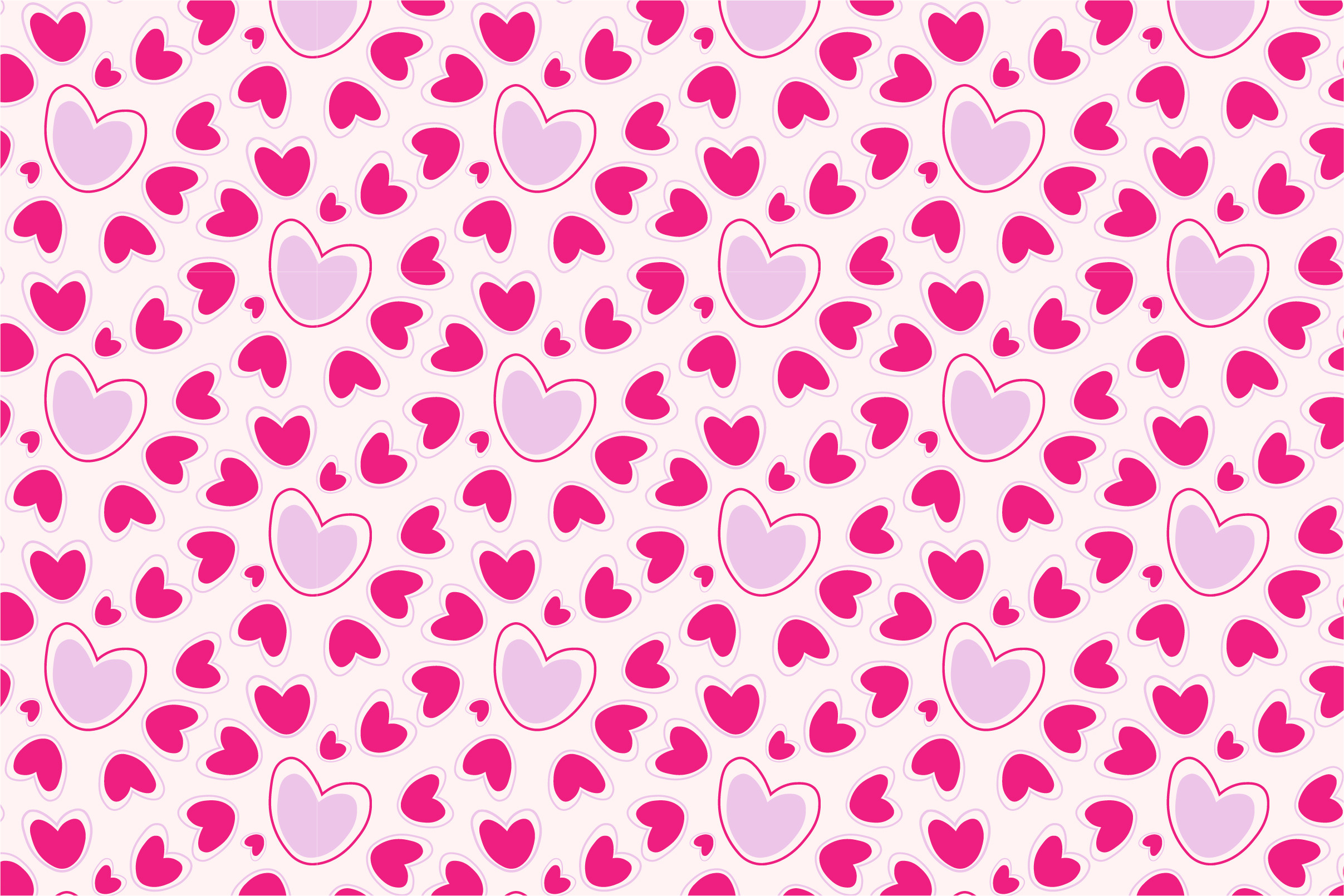 Drawing Hearts Background Pattern Graphic by Abu Ashik · Creative Fabrica